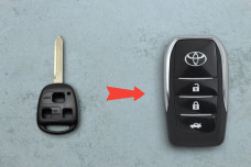 Корпус пульта Toyota SMART 3 кнопки TOY47 (під переробку)