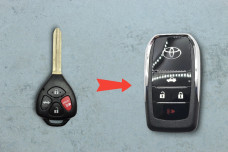 Корпус пульта Toyota TOY43 3 кнопки + паніка (під переробку)