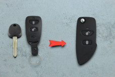 Корпус ключа Hyundai  HYN6 2 кнопки (під переробку)