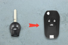 Корпус ключа Nissan NSN14 3 кнопки (під переробку)