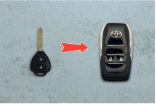 Корпус пульта Toyota TOY47 2 кнопки (під переробку)