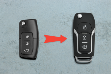 Корпус пульта Ford HU101 3 кнопки (під переробку, з ключа "дві половинки")