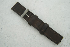 Ремінець 20мм коричневий шкіряний