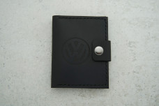 Автохолдер VW чорний шкіра