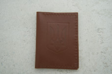 Обкладинка ID коричнева шкіра