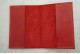 Обкладинка на паспорт червоний шкіра