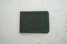 Обкладинка СБУ зелений шкіра
