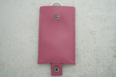 Ключниця "Дзвоник" рожевий шкіра