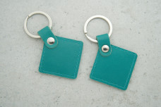 Ключ-заготовка домофона Mifare Zero зелений шкіра 