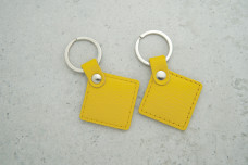 Ключ-заготовка домофона Mifare Zero Mifare жовтий шкіра