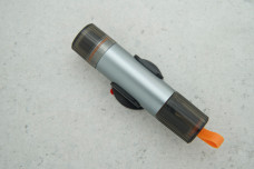 Молоток аварійний для розбиття скла із ремінним ножем, сірий чорний