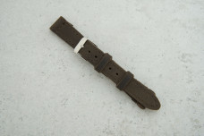 Ремінець 16мм коричневий шкіряний