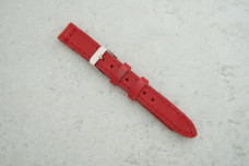 Ремінець 16мм червоний шкіряний