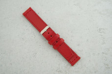 Ремінець 18мм червоний шкіряний