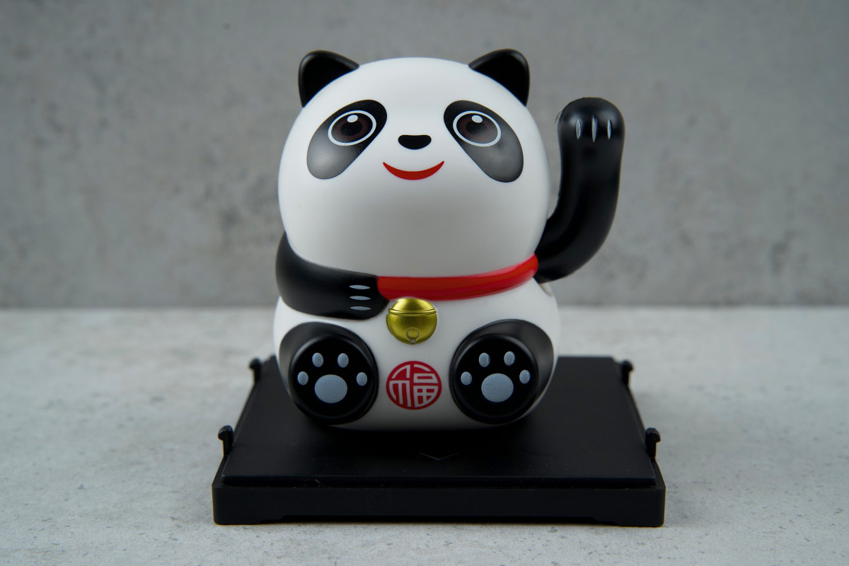 На процвітання Панда Удачі 10,5см (на сонячній батареї)