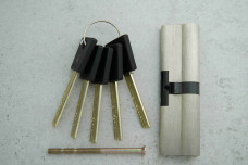 Циліндр SHERLOCK НК 55/55-BR ключ-ключ,посилений