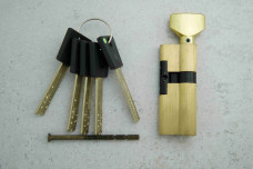 Циліндр SHERLOCK 80 30Т/50 НК ключ-ворот, латунь