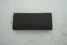 Ключниця з карабінами 2кн шкіра темно-коричнева