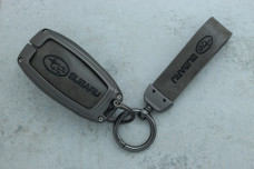 Чохол Subaru сірий графіт метал шкіра