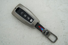 Чохол Infiniti чорний силікон + метал