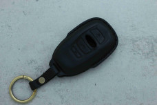 Чохол Subaru чорний шкіра