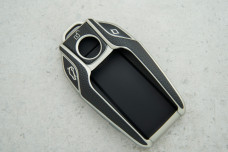 Чохол BMW чорний срібло поліуретан