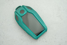 Чохол BMW зелений карбон поліуретан