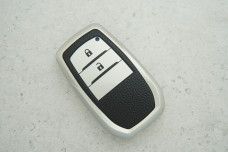 Чохол Toyota срібло чорний поліуретан