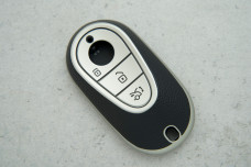 Чохол Mercedes чорний з сріблом поліуретан