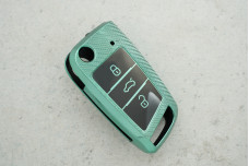 Чохол VW карбон зелений поліуретан