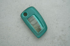 Чохол Nissan карбон зелений поліуретан