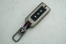 Чохол Mitsibishi чорний метал силікон