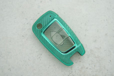 Чохол Hyundai карбон зелений поліуретан