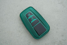 Чохол Toyota карбон зелений поліуретан