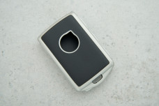 Чохол Volvo матовий чорний срібний поліуретан