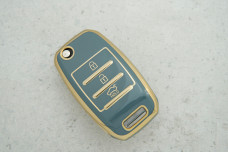 Чохол KIA темно блакитний поліуретан