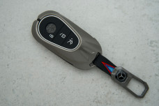 Чохол Mercedes чорний метал + силікон