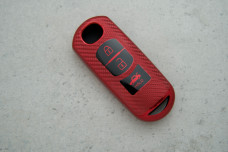 Чохол Mazda carbon червоний