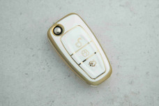 Чохол Ford білий з золотим поліуретан