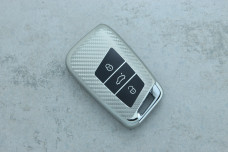 Чохол VW срібний карбон поліуретан