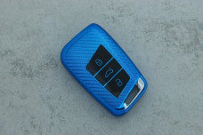 Чохол VW синій карбон поліуретан