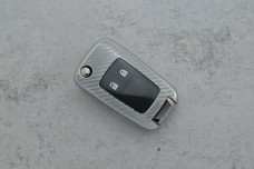 Чохол Chevrolet срібний карбон поліуретан