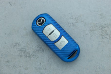 Чохол Mazda синій карбон поліуретан