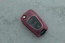 Чохол Hyundai рожевий карбон поліуретан