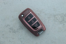 Чохол Hyundai рожевий карбон поліуретан