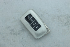 Чохол Lexus срібний карбон поліуретан