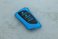 Чохол Lexus синій карбон поліуретан