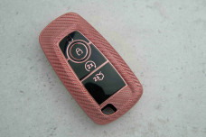 Чохол Ford рожевий карбон поліуретан