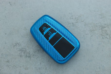 Чохол Toyota синій карбон поліуретан