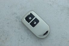 Чохол Honda срібний карбон поліуретан